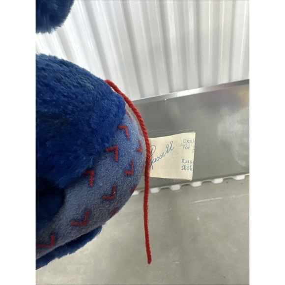 Vintage Chicago, Depaul University Demon Mascot, Plush Stuffed Animal Blue & Red - Picture 6 of 7